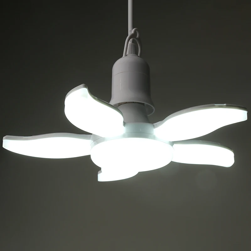 

40W LED Garage Light E27 Living Room Garage Light Lighting Energy Saving Lamp Can Be Folded To 90 ° Ceiling Light Home Lighting