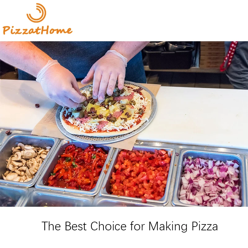 Бесшовная алюминиевая сетка для приготовления пиццы 6-22 дюйма - купить по