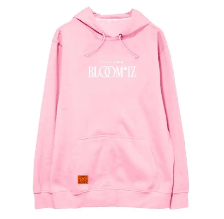 Kpop izone bloom iz same printing pullover loose sweatshirt unisex k-pop fashion fleece/thin hoodies for autumn winter | Женская одежда