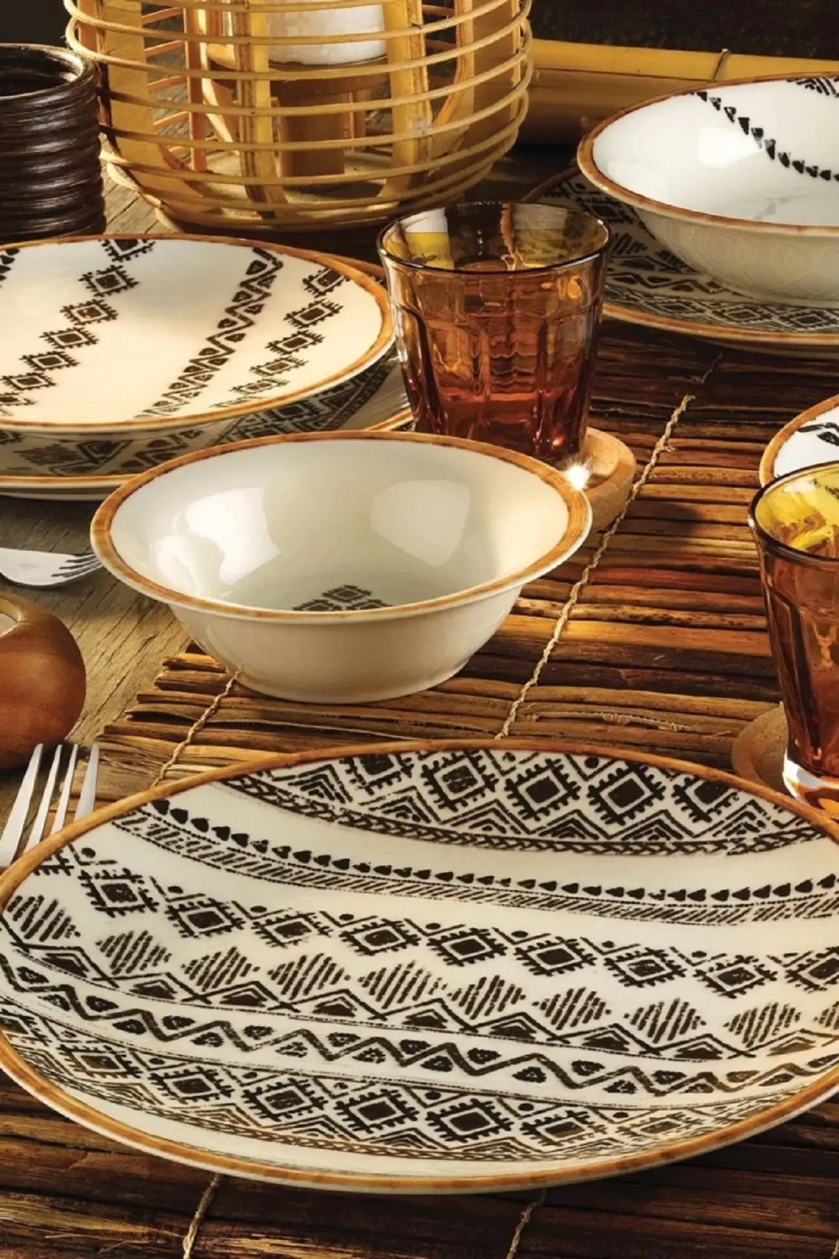 

Nano Ceram 24 Piece Dinnerware Dg160
