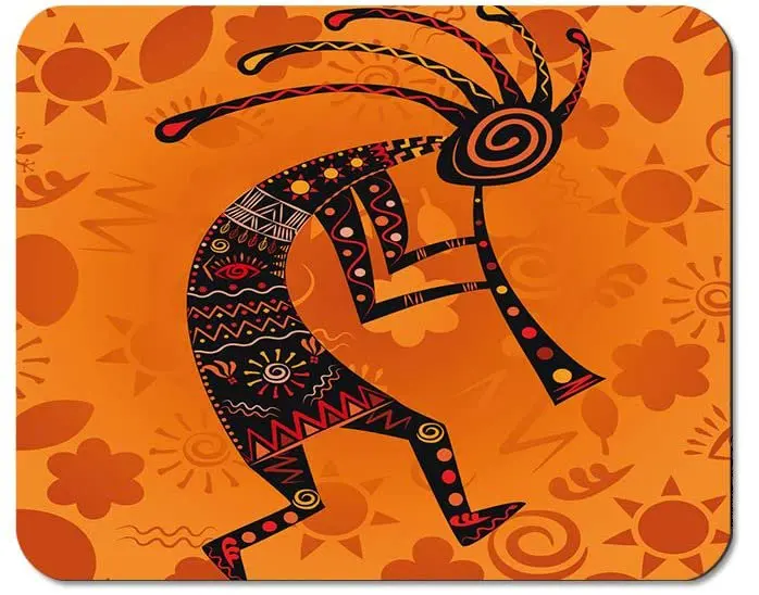 Коврик для мыши с египетскими пирамидами культура история деревенский гранж