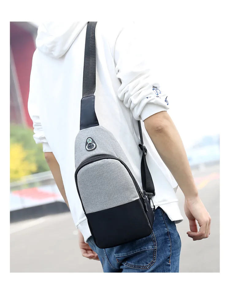 shoulder bag men and women color nylon outdoor leisure chest bag Waist Packs