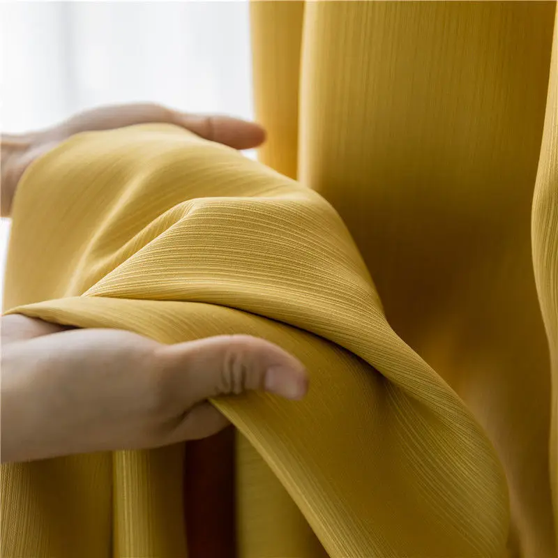 

Светонепроницаемые полосатые шторы в нордическом стиле, высота 310 см