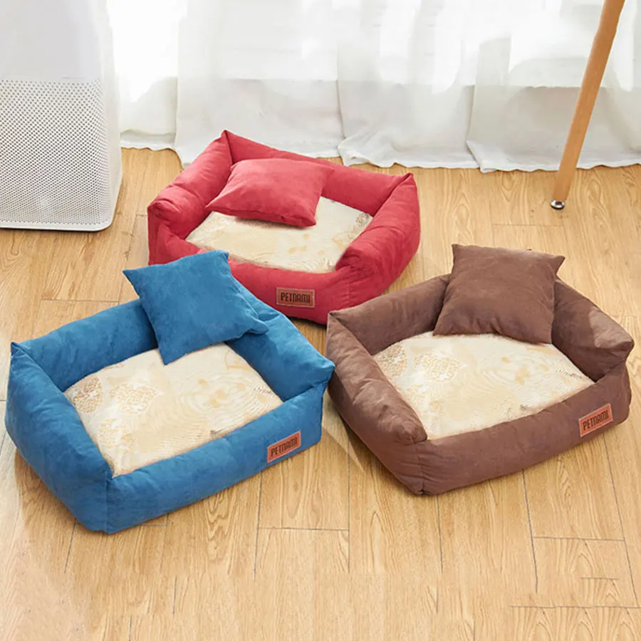 Dogs Bed Waterproof Bottom Detachable Wash Dogs house For Medium Large Dog Warm comfort Pet bed Mat Lounger sofa Pet supplies