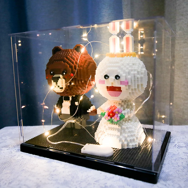 Игрушки для исповедь Алмазный Блок из АБС-пластика мультяшный Строительный