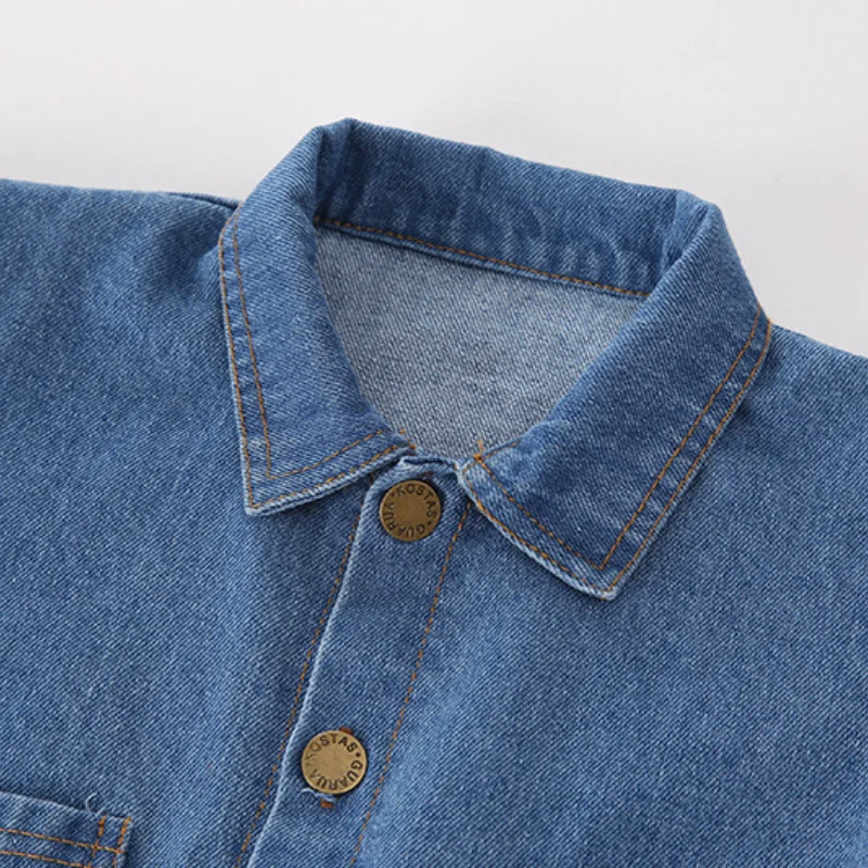 

2021 Children Outwear Denim Jacket for Boy Baby Boy Dinosaur Clothes Fashion Vacation Outfits Designer Jacket Abrigos Denim