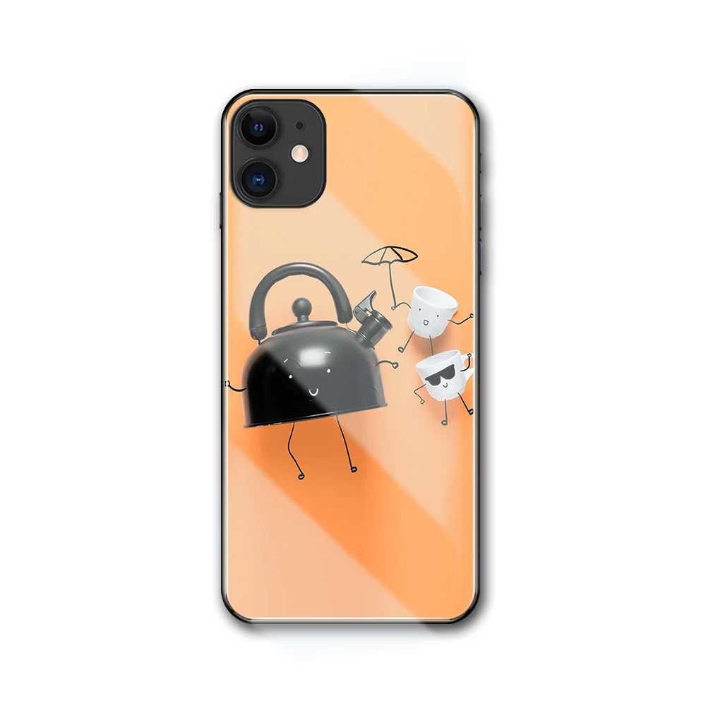 01934 Чехол Finder для iPhone XS MAX, чехол с изображением розы, единорога, абстрактного пламени, стеклянный чехол для iPhone 6, 6 S, 7, 8 Plus, X, XR, XS MAX, 11 pro max - Цвет: 01934