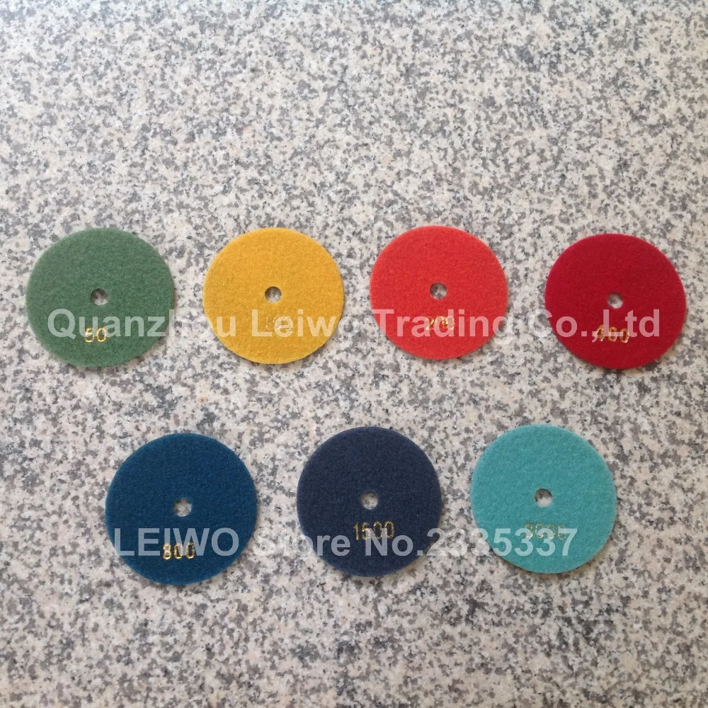 Сухой полировальный коврик 4 дюйма полировка гранита и мрамора алмазный круг