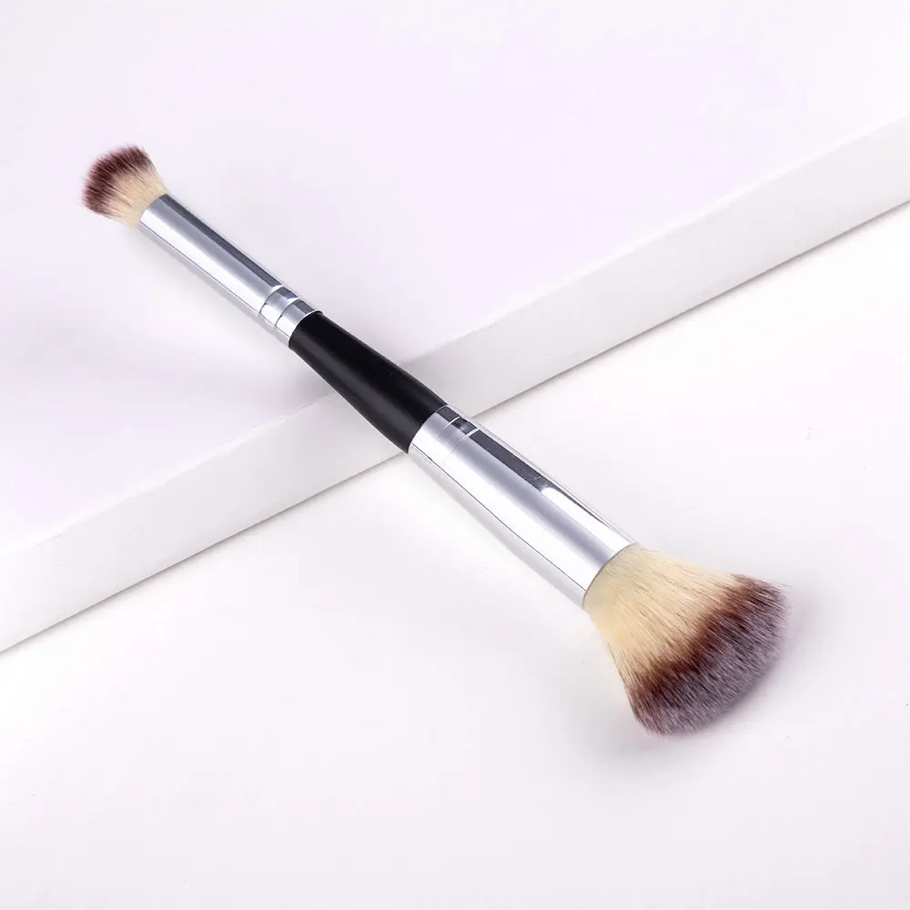 

Single Blush Brush Double-Headed Makeup Brushes Super Fluffy Hair Multifunctionl Make-Up Tool Loose Powder Eye Shadow Brush