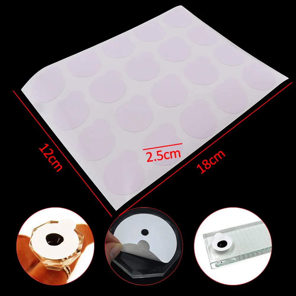 Одноразовый держатель клея для ресниц 5 листов 2 см | Красота и здоровье