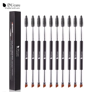 DUcare 3510 шт Кисть для выделениядвухголовая кисточка для бровей ресниц макияж кисти тонкие волосы оптом угловая кисть для бровей