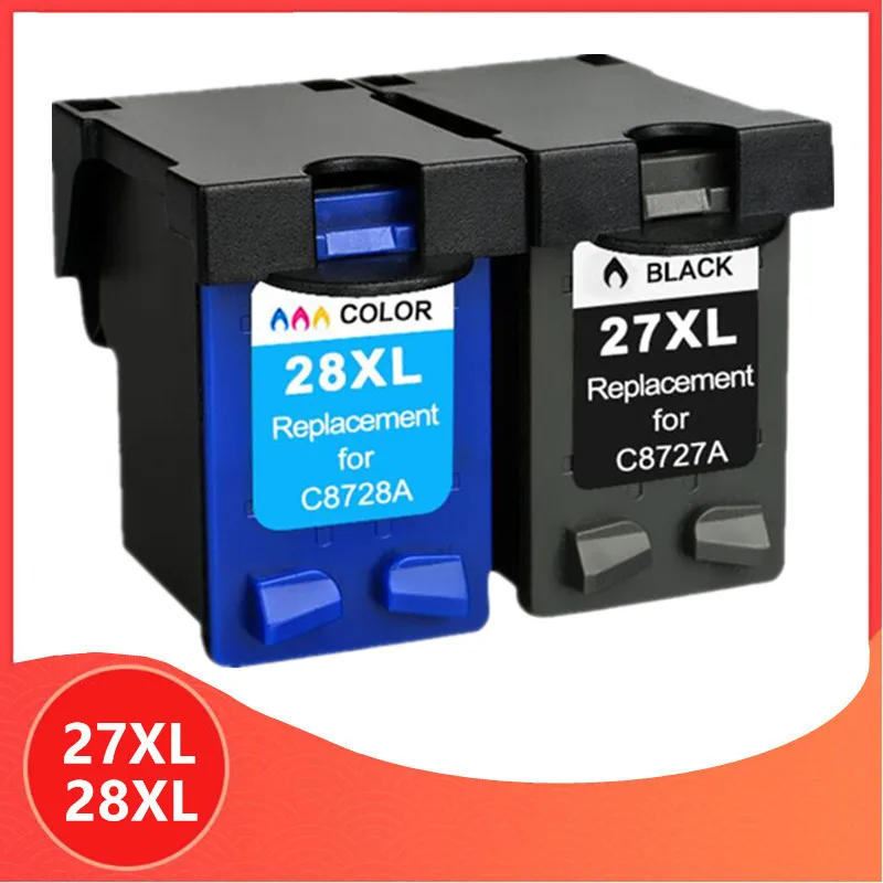 Картридж 27XL 28XL для принтера hp 27 28 чернильный картридж Deskjet 3320 3325 3420 3535 3550 3650
