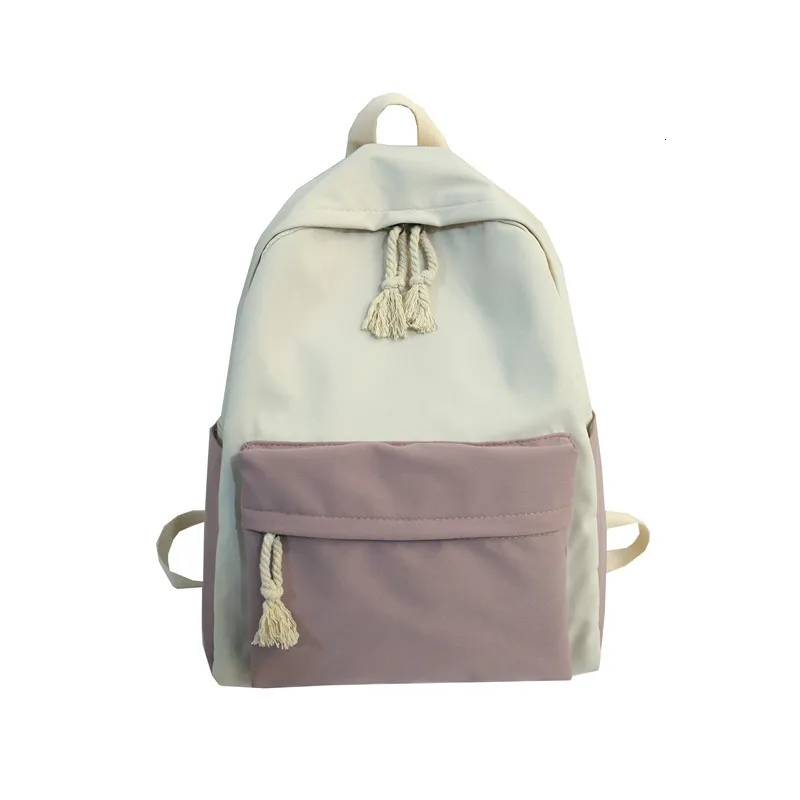 

Female Solid School Bag For Teenage Girls 2020 Nylon Travel Backpack Women Mochilas Sac A Dos Ladie Laptop Rucksack Men Bag Pack