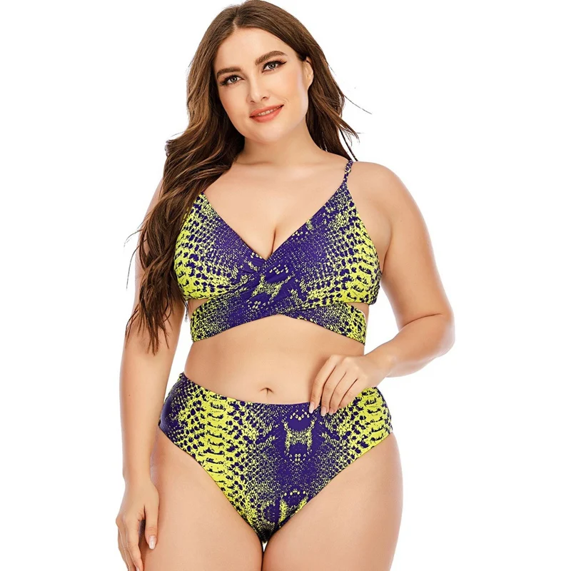 Бикини 2021 размера плюс комплект из 2 предметов комплекты класса люкс двух частей