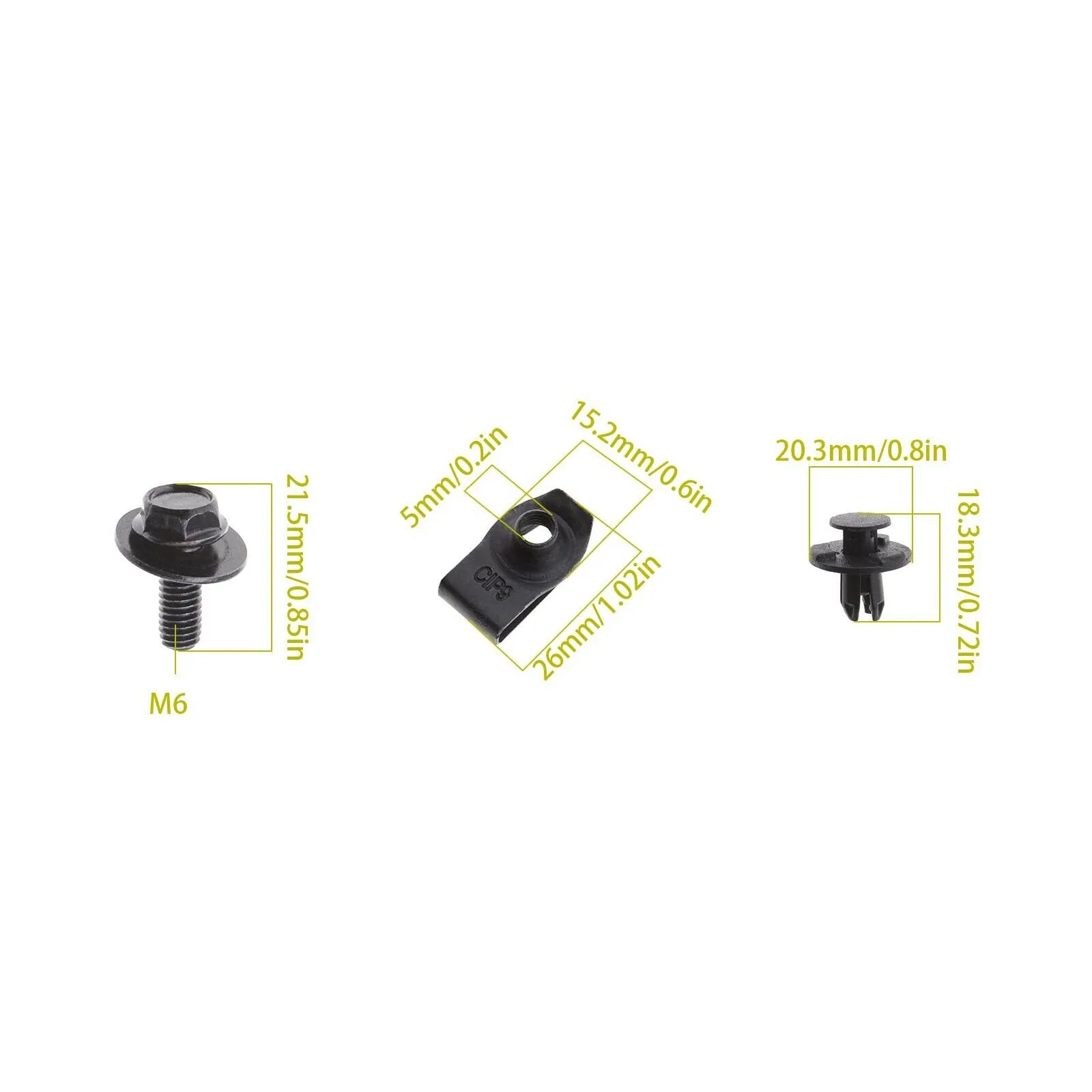 

30Pcs/lot Engine Cover Undertray Splashguard Wheel Arch Screw Fastener Clips For Nissan Qashqai 2014-2020 Car Accessories