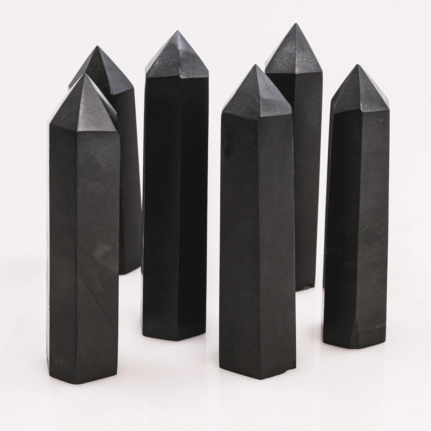 

Natural Obsidian Hexagonal Prism Power Stone Crystal Ornaments Degaussing Energy Gathering Home Office Gifts First Choice