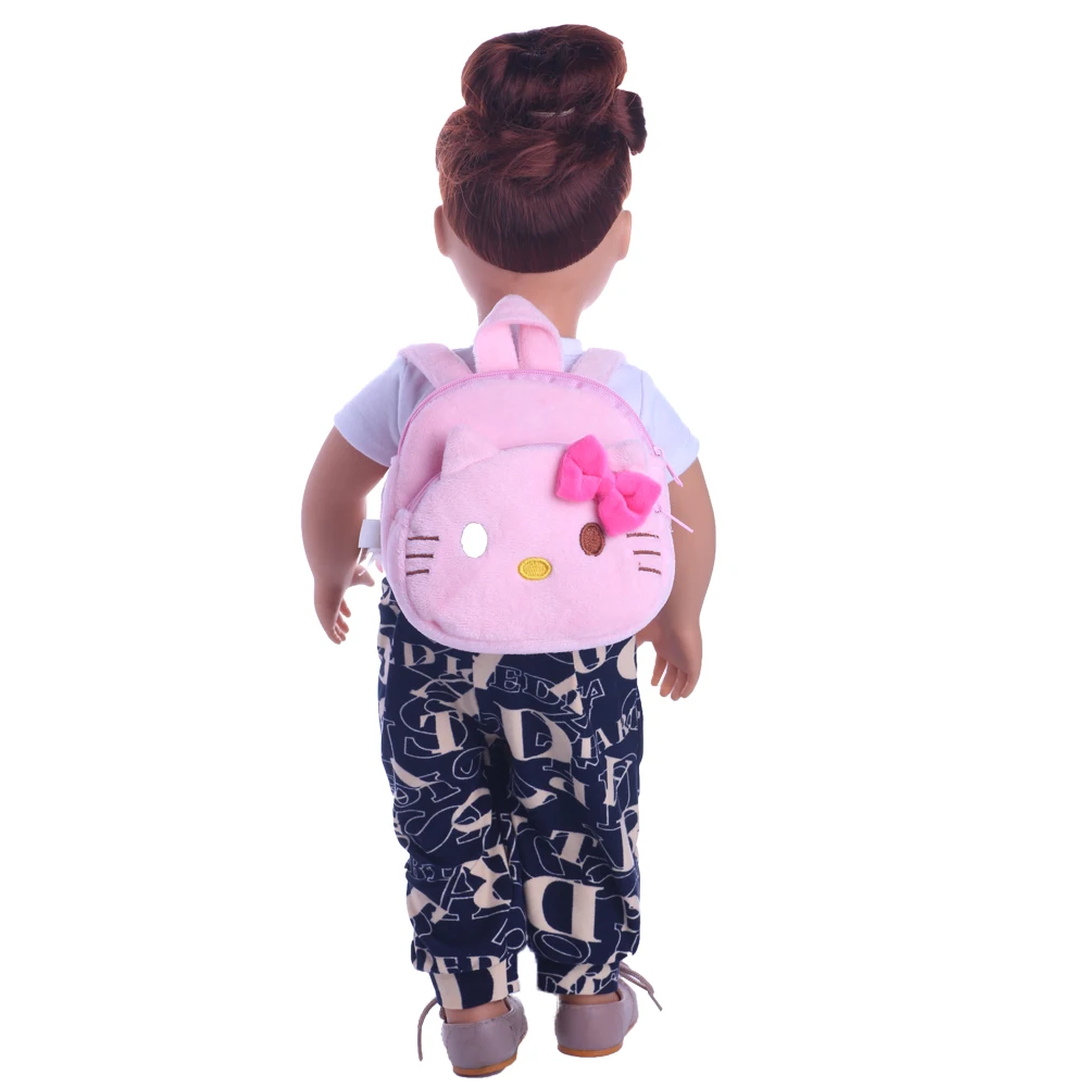 Розовая серия аксессуаров рюкзак для очков обувь Fit18InchAmerican43cmBabyDoll одежда аксессуары, GirlsToys, поколение, Рождество