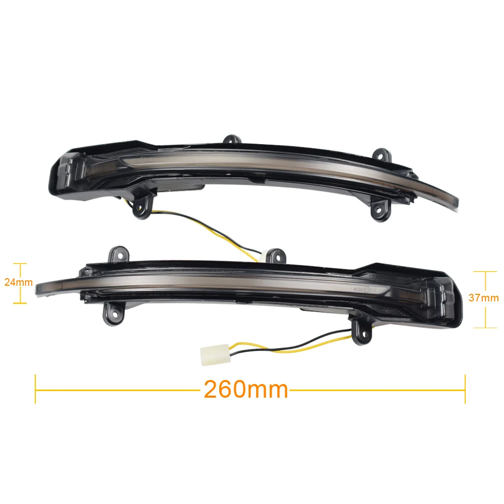 Светодиодный динамический сигнал поворота светильник &quotбегущая вода&quot мигалка