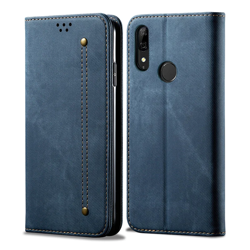 

Ретро флип-чехол для Huawei Honor 9x Premium, чехол из джинсовой ткани с подставкой, кошелек, задняя крышка для Honor 9x Global Fundas