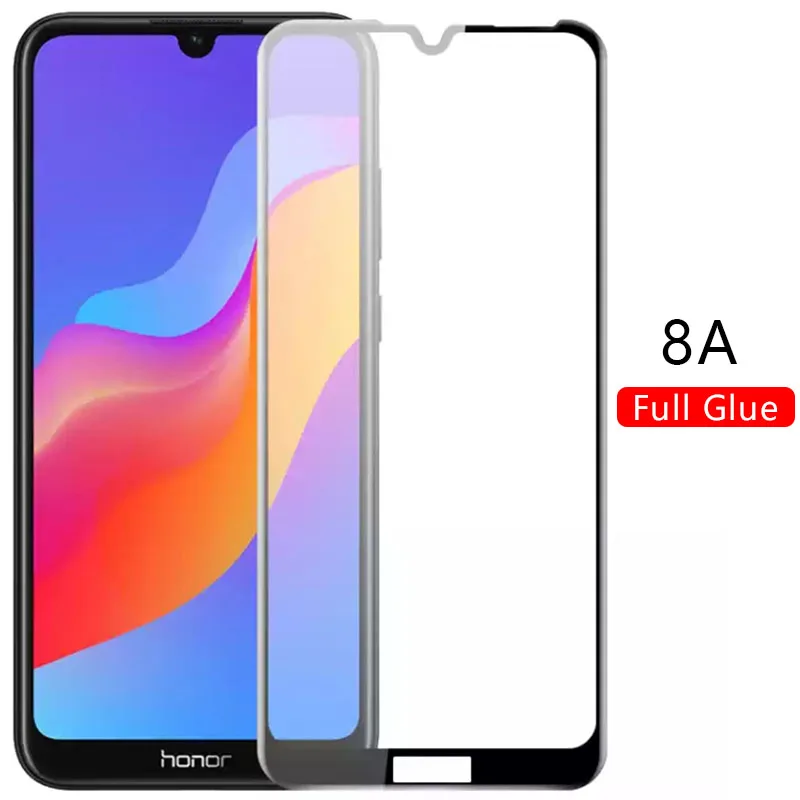 Защитное стекло на honor 8a закаленное для huawei 8 a pro a8 защита экрана защитная пленка