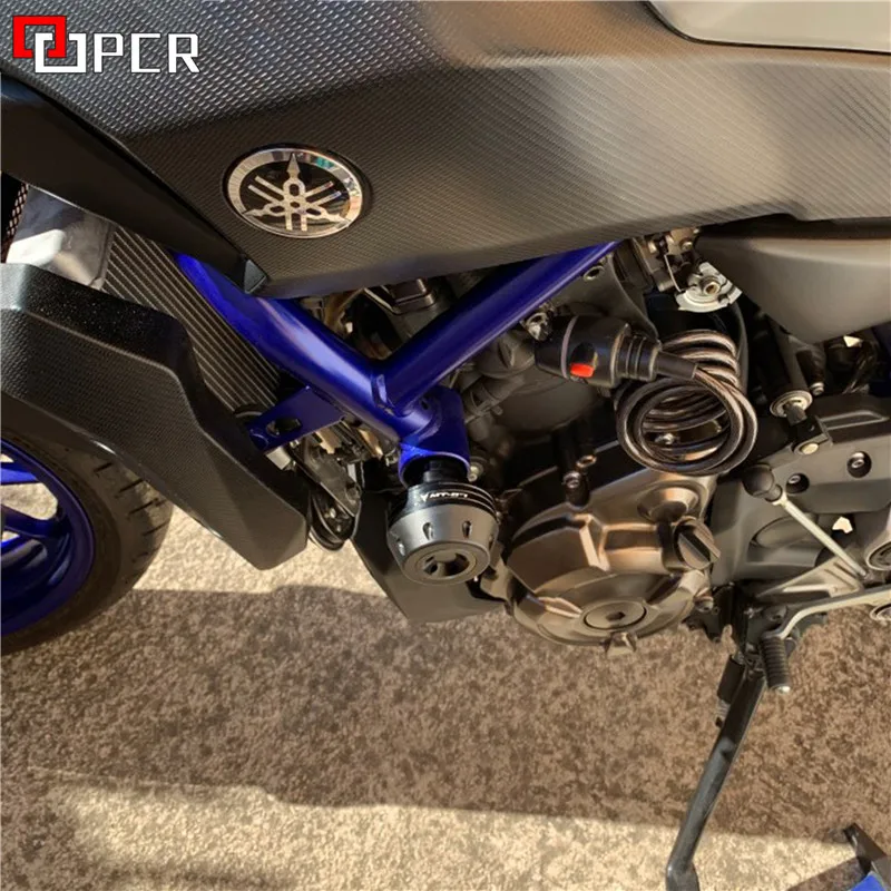High Quality Motorcycle Crash Protector CNC Engine Cover Frame Sliders For YAMAHA MT-09 MT09 FZ-09 2014-2019 2017 2018 XSR900 | Автомобили