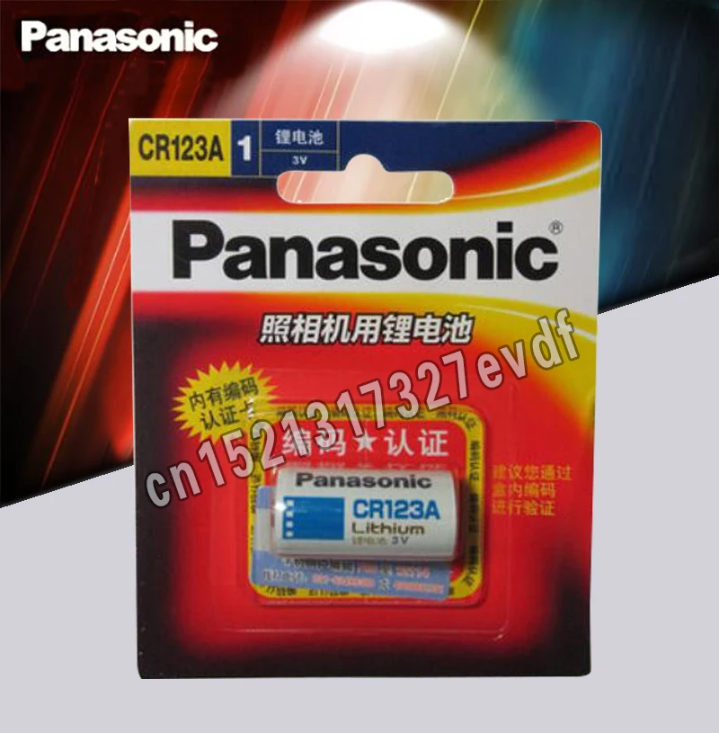 5 шт. новые оригинальные Panasonic CR123A CR17345 3V литиевая Батарея Камера Non аккумуляторные