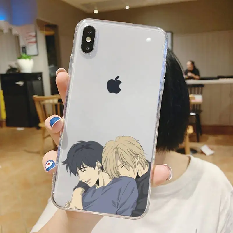 

Banana Fish Phone Case Transparent soft For iphone 5 6 7 8 11 12 s c se plus mini x xs xr pro max shell