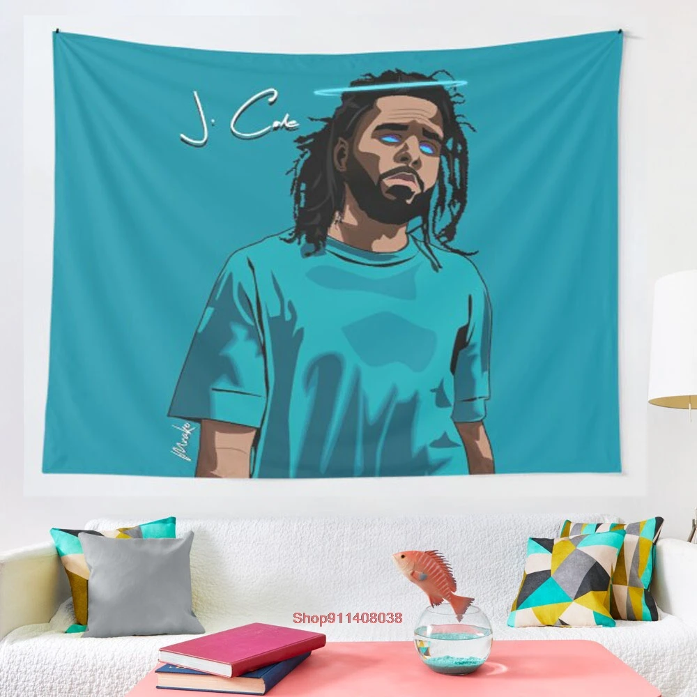 

Настенный Гобелен J Cole, психоделический гобелен, настенный подвесной гобелен с мандалой и водопадом, многофункциональный настенный гобелен...