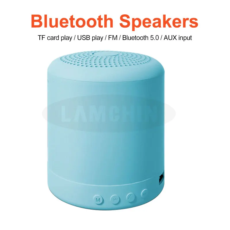 

Macaron Stereo Wireless Speaker Music Waterproof Loudspeaker Outdoor Bathroom Showers Subwoofer Mini Portable Bluetooth Speaker