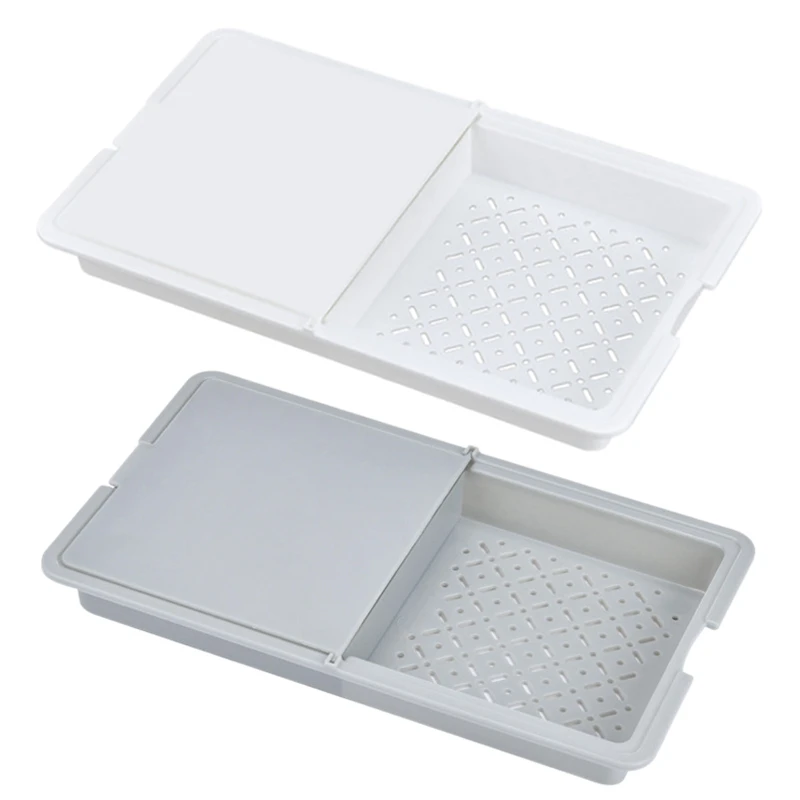 

Plastic Multifunctional Cutting Board Drainage Storage Three-In-One Classification Cutting Board