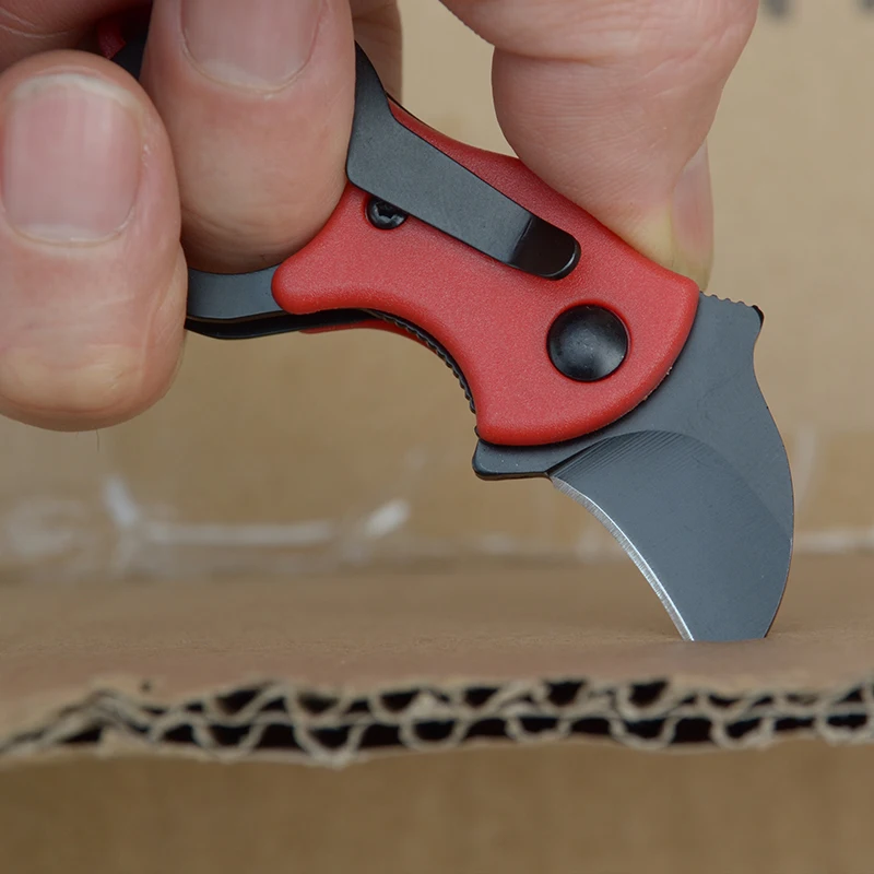 Портативный мини карманный складной нож с EDC коготь подвесной шейный брелок для