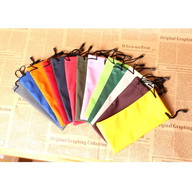 

Waterproof Drawstring Pouch Bag Case For Sunglass Glasses Cellphone MP3 Camera