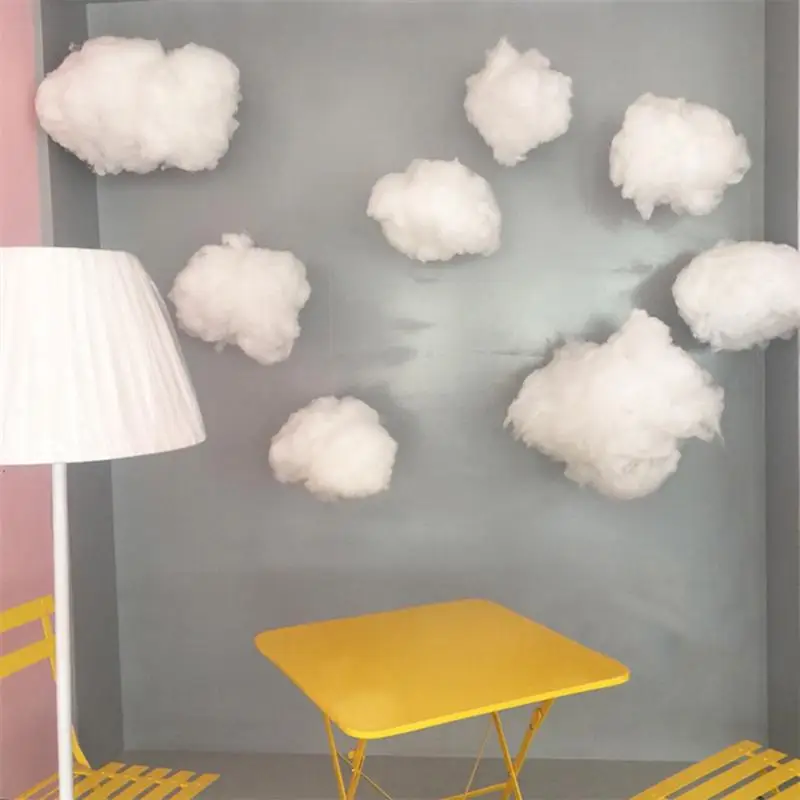 

Cloud Star Hanging Ornament DIY Mobile Cloud Pendant For Bedroom Party Wedding Decoration Photograph Prop Ceiling
