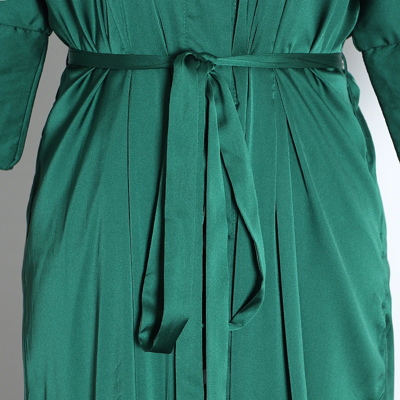 Женское шифоновое платье TWOTWINSTYLE весеннее белое с бантом отложным воротником