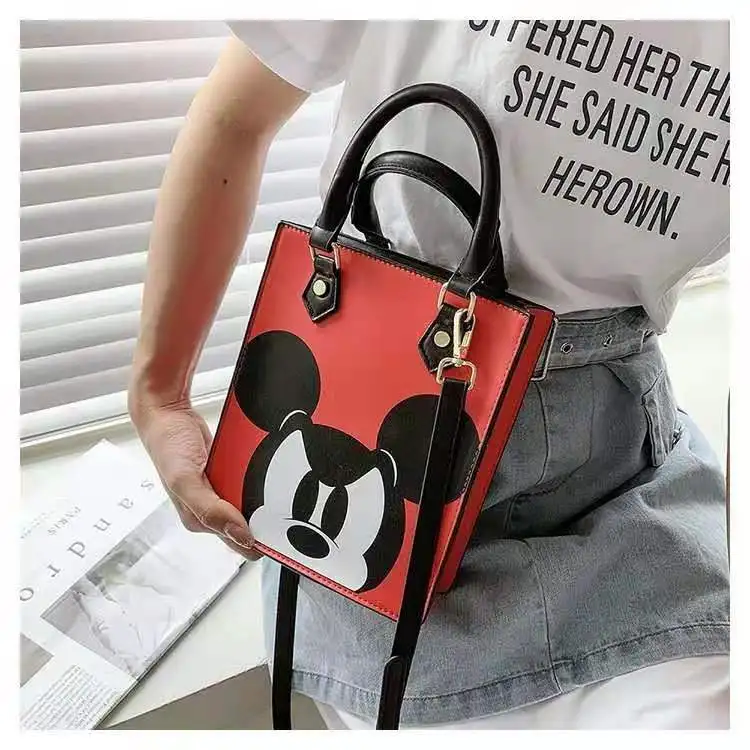 Сумка-мессенджер через плечо Disney с Микки Маусом женская сумка из искусственной