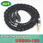 Нейлоновый кабель для наушников Sennheiser HD580, HD600, HD650, HDxxx, HD660S, HD58x, HD6xx, LN007456