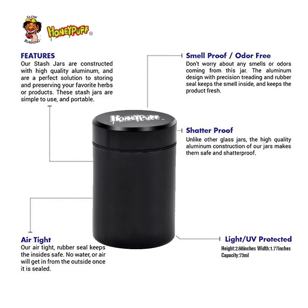 HORNET Pill Box водонепроницаемый герметичный алюминиевый чехол для лекарств