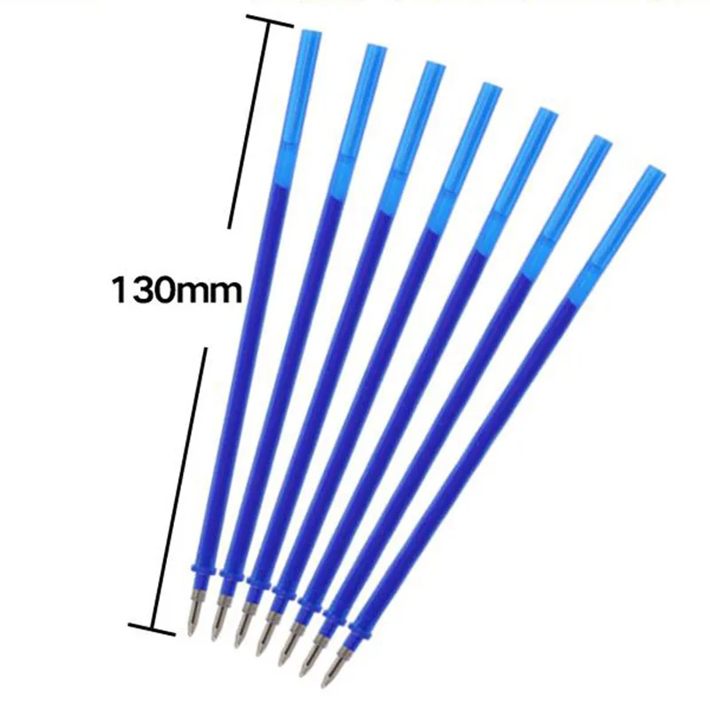30 шт./компл. со стирающимися чернилами стержни для гелевых ручек 0 5 мм синего