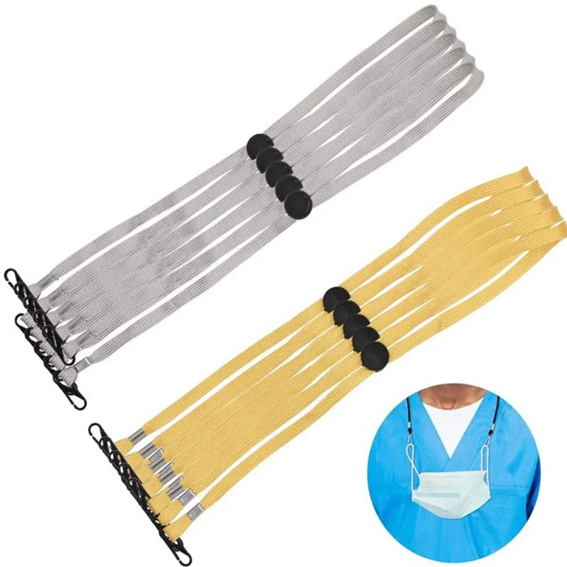 3 шт. Регулируемая пряжка эластичная маска для лица ремешок удобный и держатель