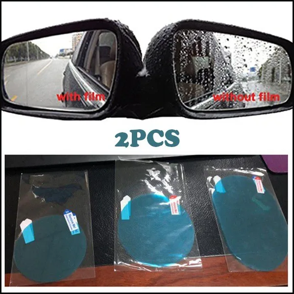 2 шт./упак. Автомобильное зеркало заднего вида Водонепроницаемая противотуманная