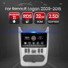 HD 1024*600 для Renault Logan 1 Sandero Lada Lergus Largus Dacia 2009-2015 Android 11 Автомагнитола мультимедийный видеоплеер GPS Navi
