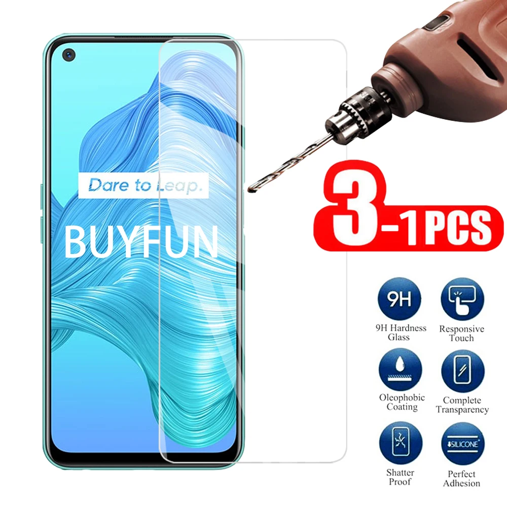 

Прозрачное стекло с полным покрытием для Oppo Realme 7 5G, пленка из закаленного стекла для защиты экрана, Защитное стекло для Oppo Realme 7 Pro, 1-3 шт.