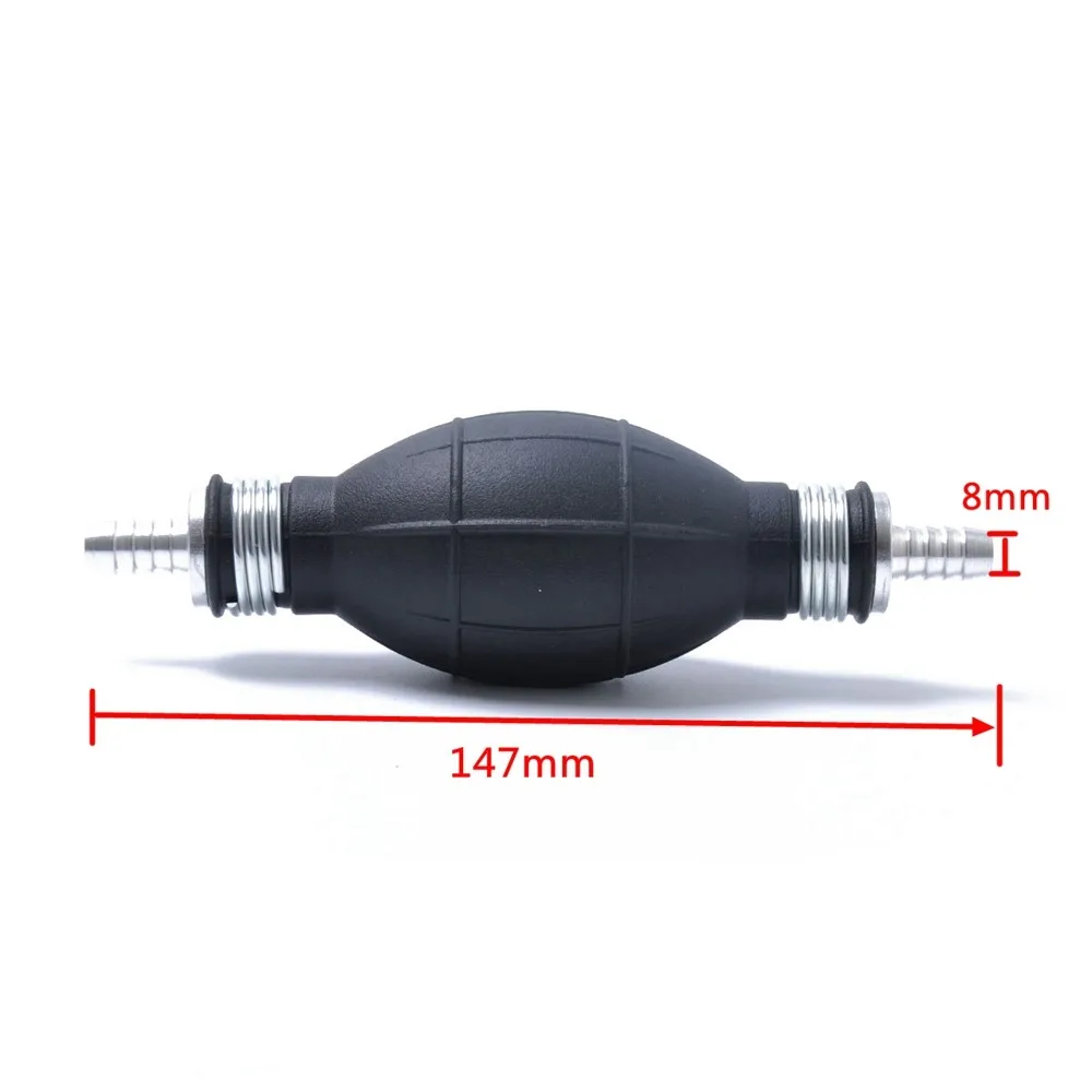 

Hand Fuel Pump Line Rubber Aluminum Hand Primer Bulb Diesel Oil Transfer Petrol Cars Boat Marine Diesel Gas Petrol Engine Oil