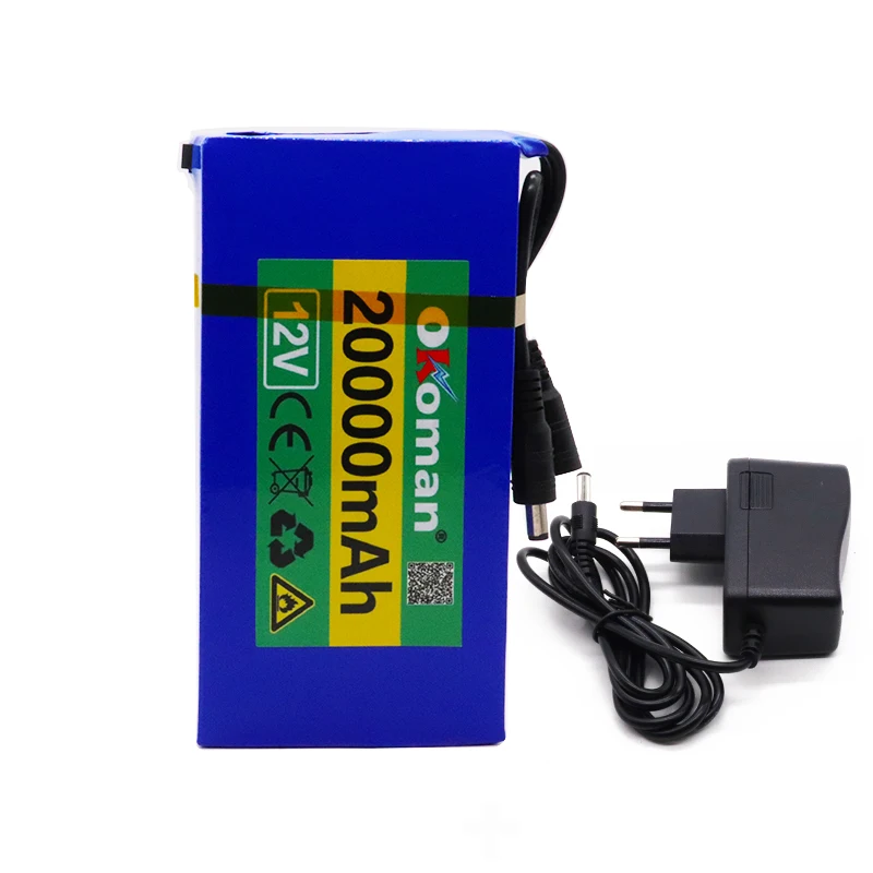 Высокое качество супер перезаряжаемый портативный 12v 20Ah литий ионный