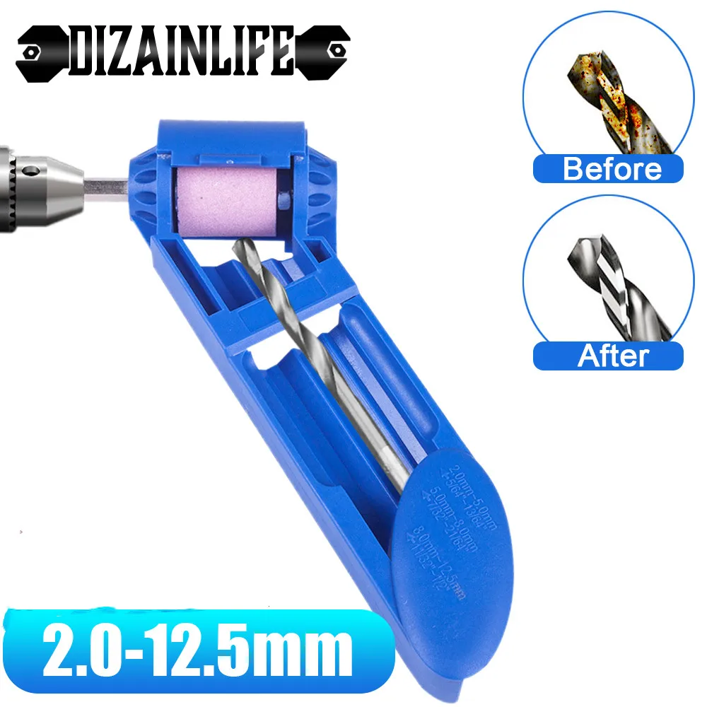 1PCS Drill Bit Sharpener Kitchen Gadget Powered Tool Parts Portable Corundum Accessories Grinding Wheel | Инструменты