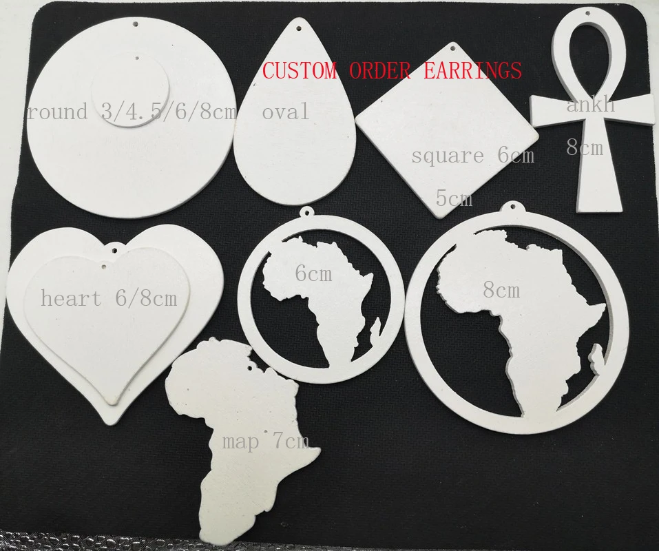 Бесплатная доставка! 25 пар/лот индивидуальный заказ опт серьги деревянные |