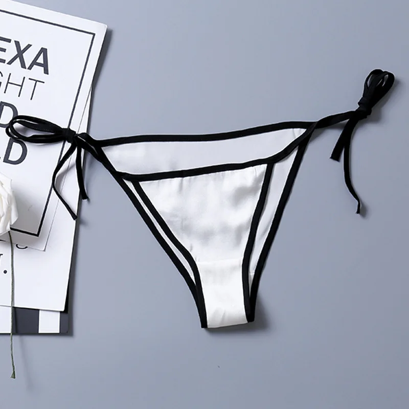 

Sexy silk t-back low waist thong underwear sexy lingerie Ѭђс женские lenceria sensual mujer