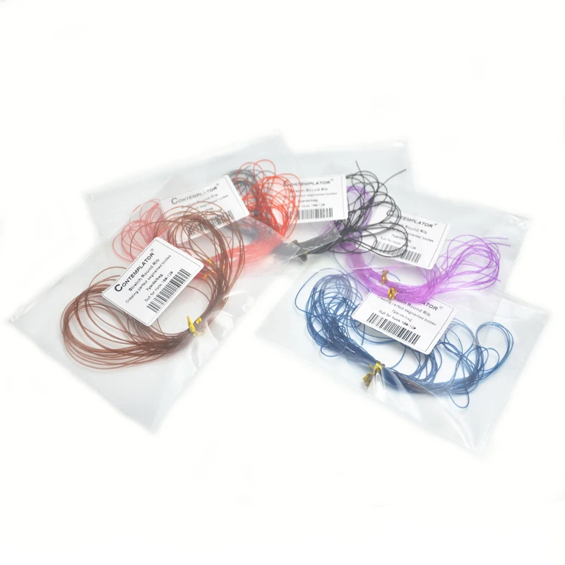 5 пакетов в упаковке растягивающиеся круглые ленты рубчик для вязания мушек