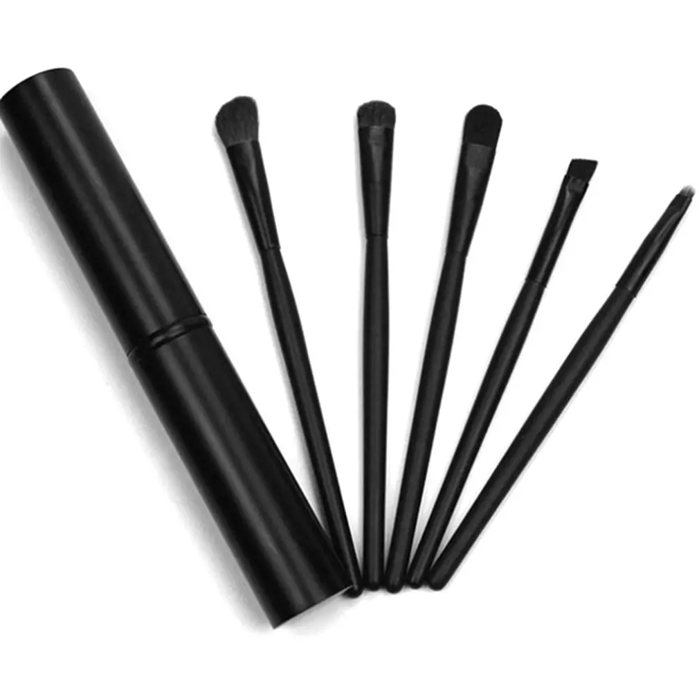 5 шт./компл. Портативный Размеры набор кистей для макияжа с деревянной ручкой тени