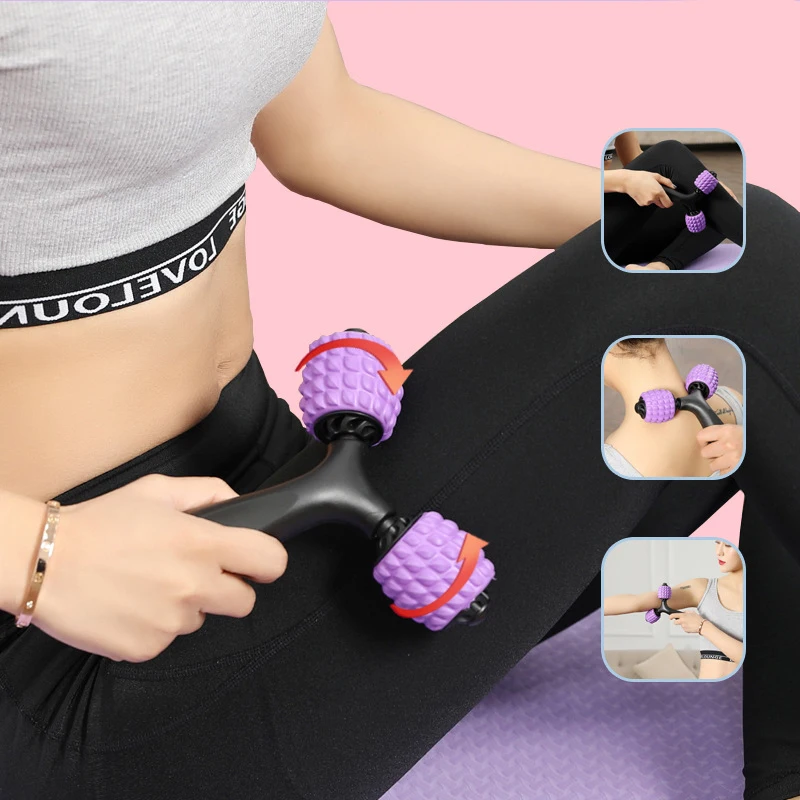 Роликовый массажер для устранения мышек рук шеи и всего тела|Массажные